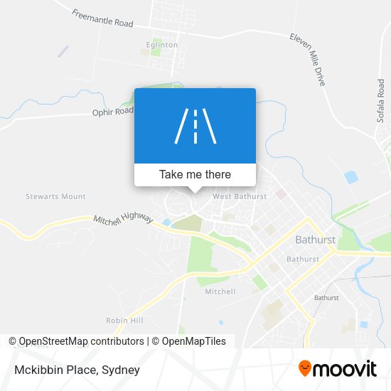 Mckibbin Place map