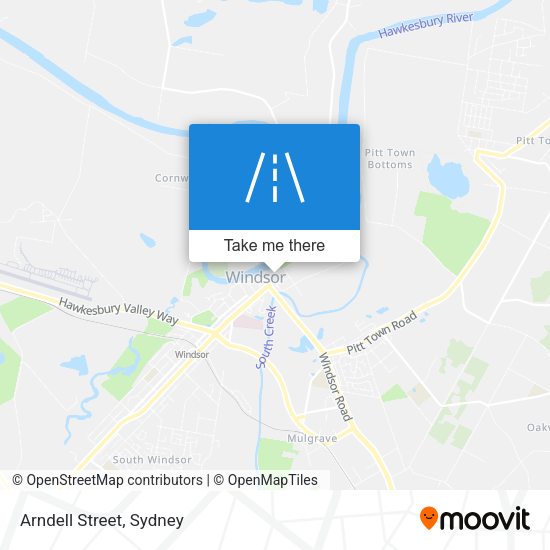 Arndell Street map