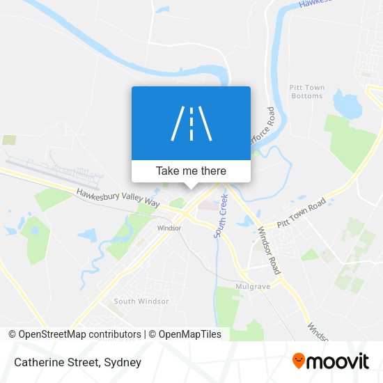 Catherine Street map