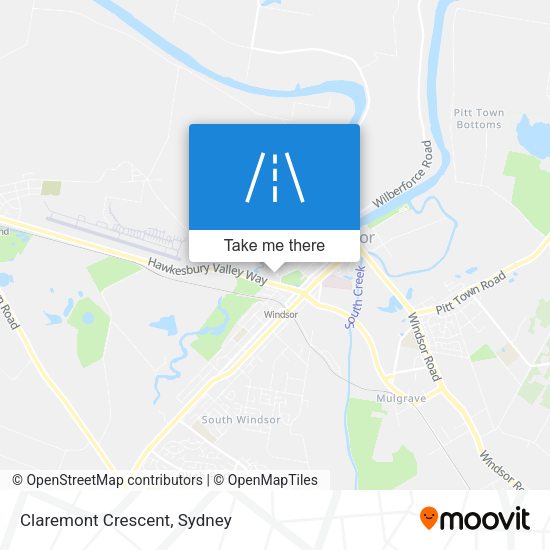 Claremont Crescent map