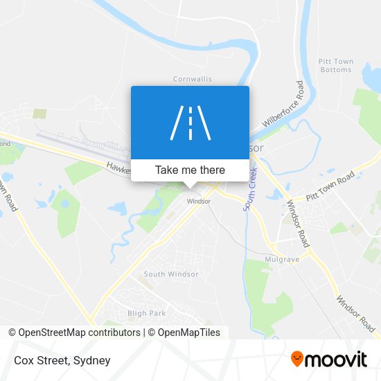 Cox Street map