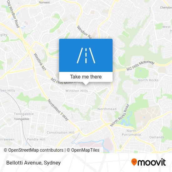 Bellotti Avenue map