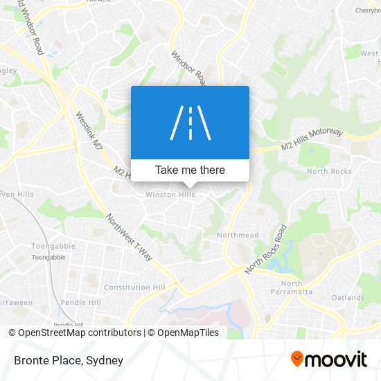 Bronte Place map