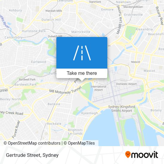 Gertrude Street map