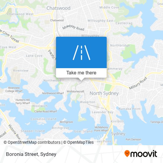 Boronia Street map