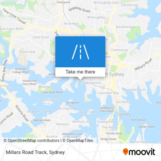 Millars Road Track map
