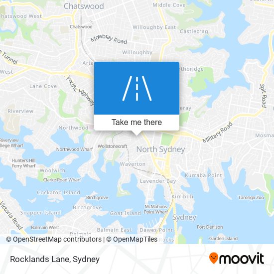 Rocklands Lane map