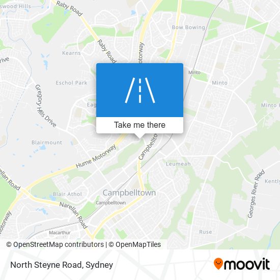 North Steyne Road map