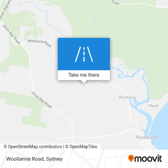 Woollamia Road map