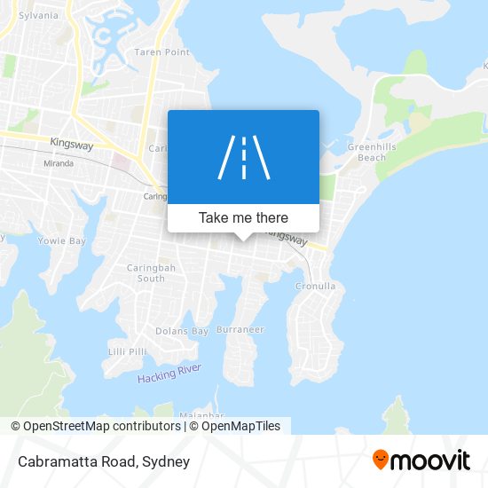 Cabramatta Road map