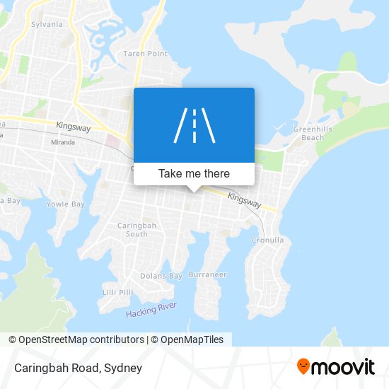 Mapa Caringbah Road