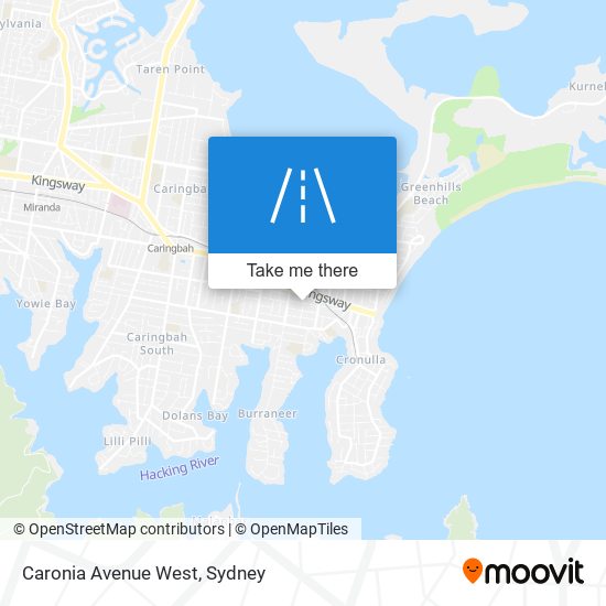 Caronia Avenue West map