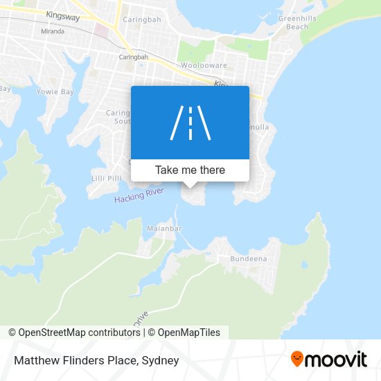 Matthew Flinders Place map