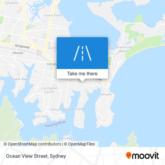 Ocean View Street map