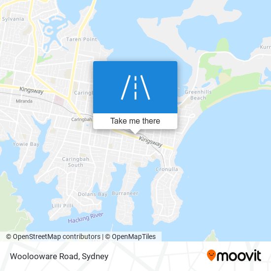 Woolooware Road map