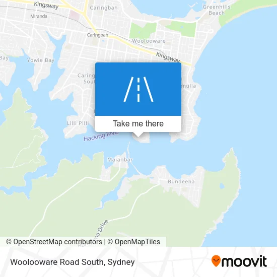 Woolooware Road South map