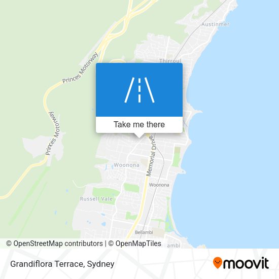 Grandiflora Terrace map