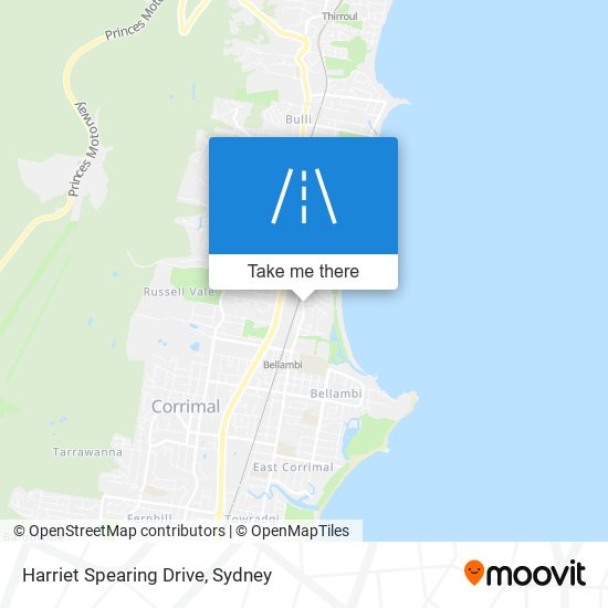 Harriet Spearing Drive map