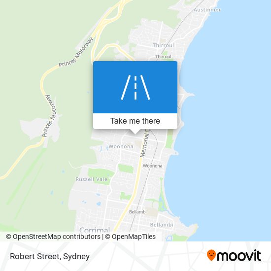 Robert Street map