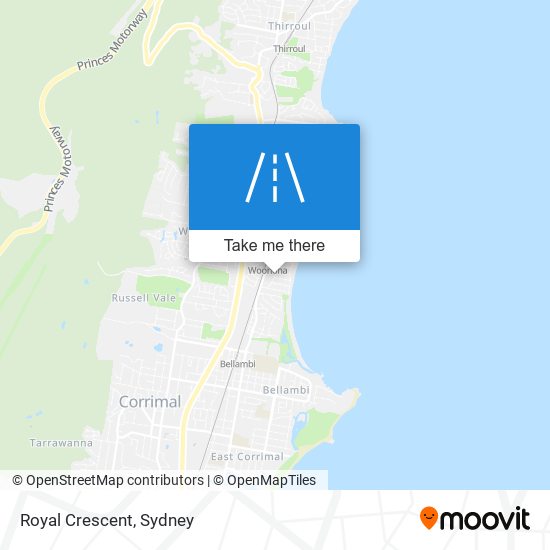 Mapa Royal Crescent