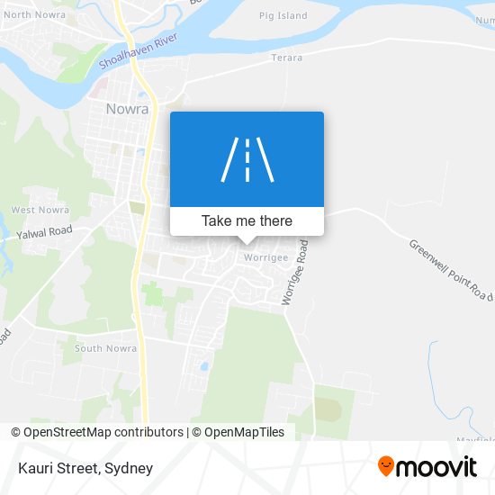 Kauri Street map