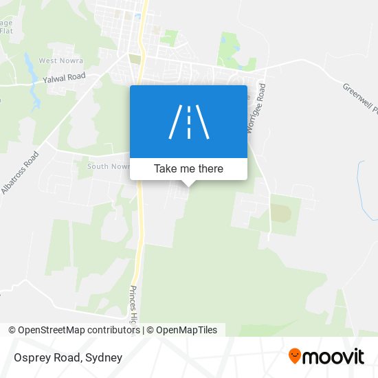 Mapa Osprey Road