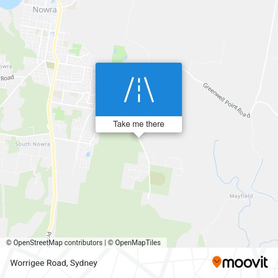 Worrigee Road map