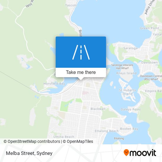 Melba Street map