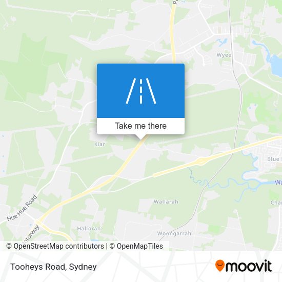 Tooheys Road map