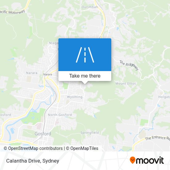 Calantha Drive map