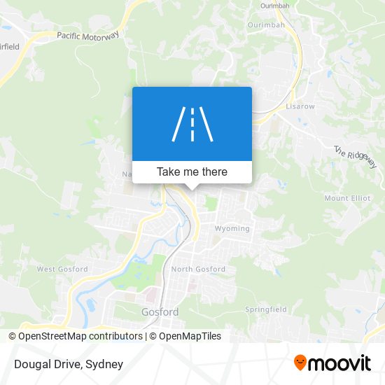 Mapa Dougal Drive