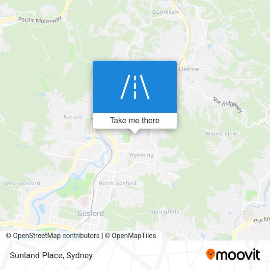 Sunland Place map