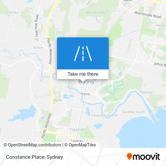 Constance Place map
