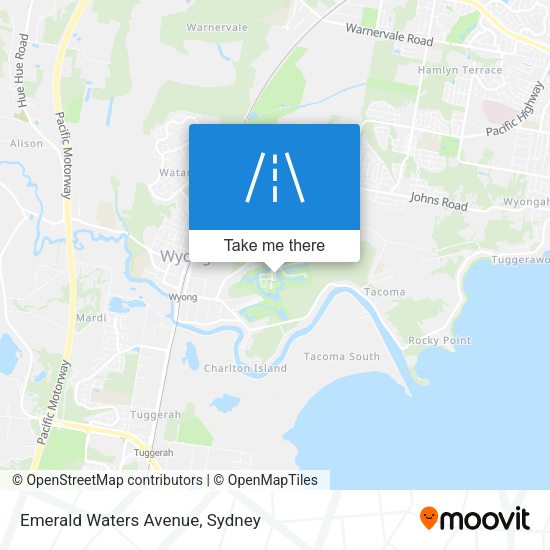 Emerald Waters Avenue map