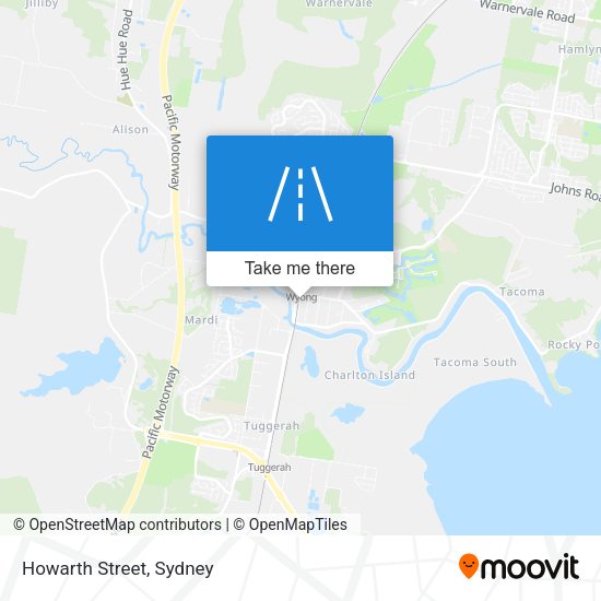 Howarth Street map