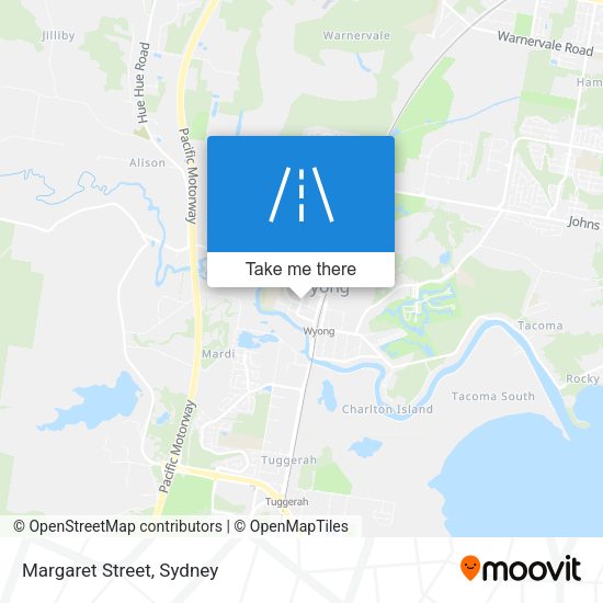 Margaret Street map