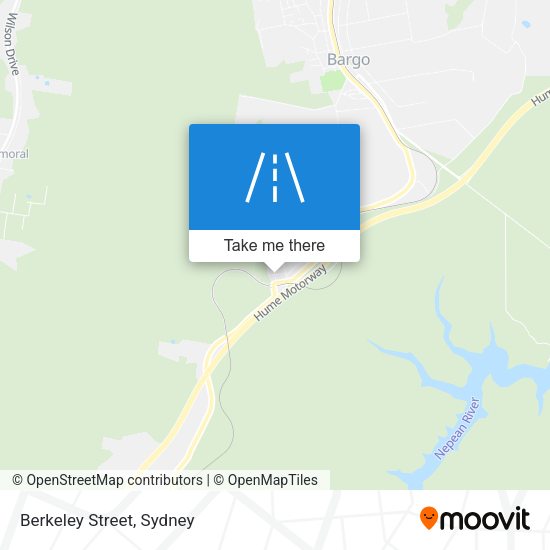 Berkeley Street map