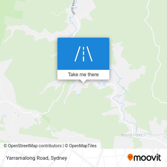 Yarramalong Road map