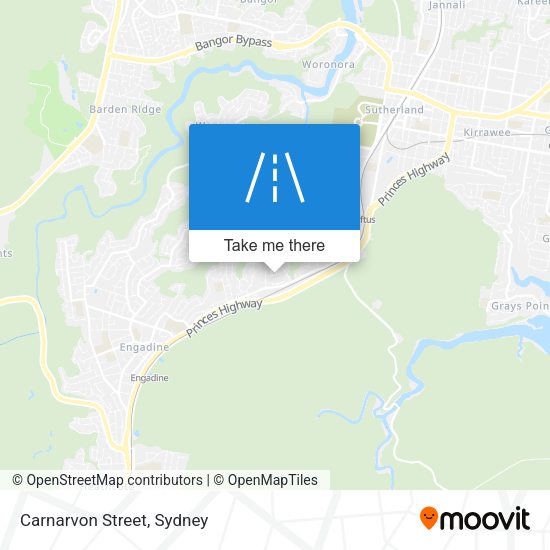 Carnarvon Street map