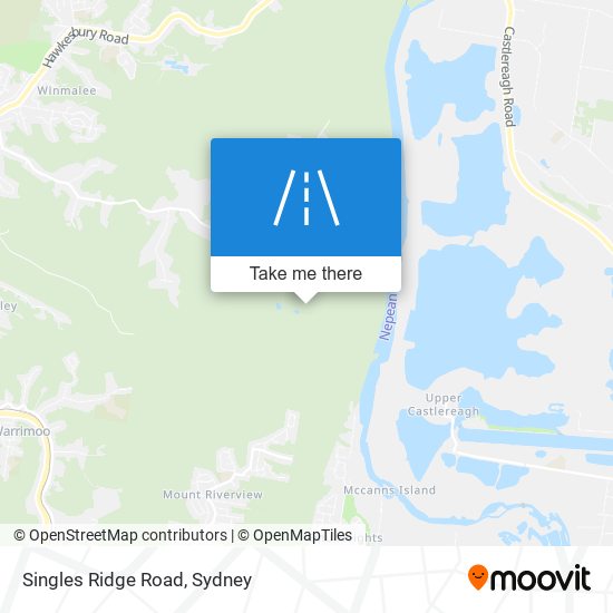 Singles Ridge Road map