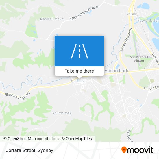 Jerrara Street map