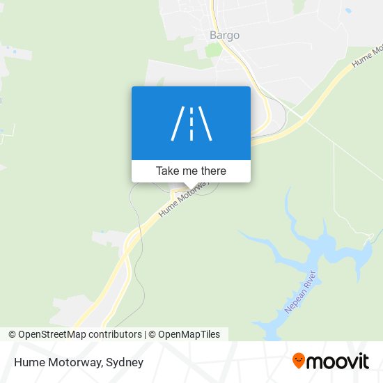 Hume Motorway map