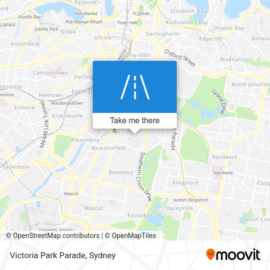 Victoria Park Parade map