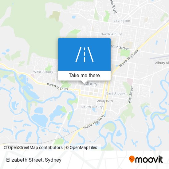 Elizabeth Street map