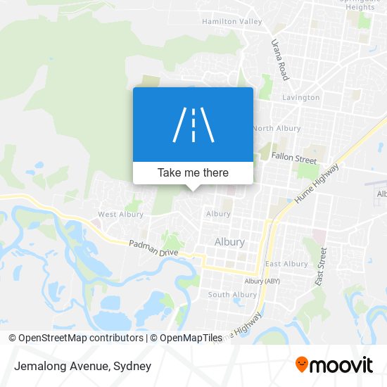 Jemalong Avenue map