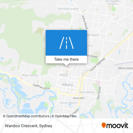 Mapa Wandoo Crescent