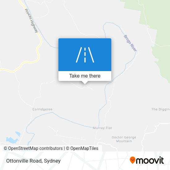 Ottonville Road map
