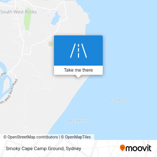 Smoky Cape Camp Ground map