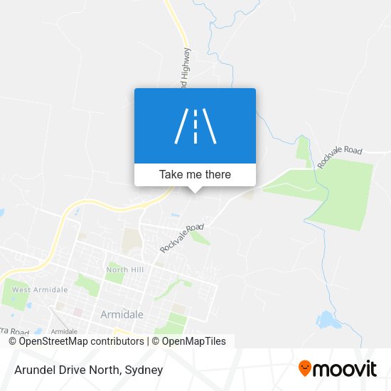Arundel Drive North map