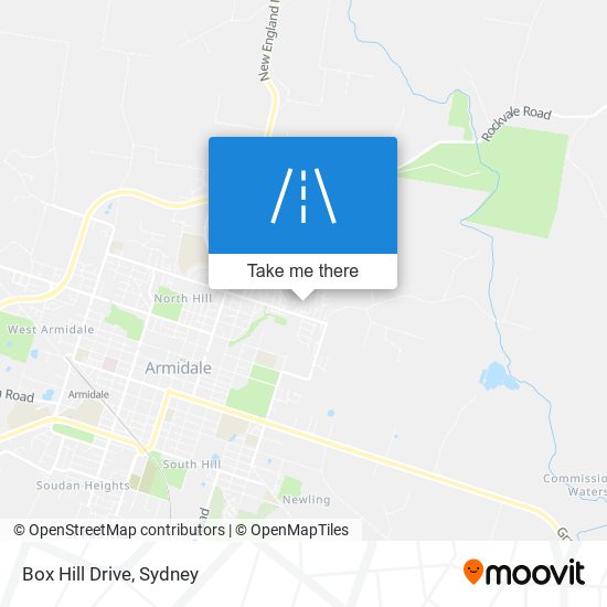 Box Hill Drive map